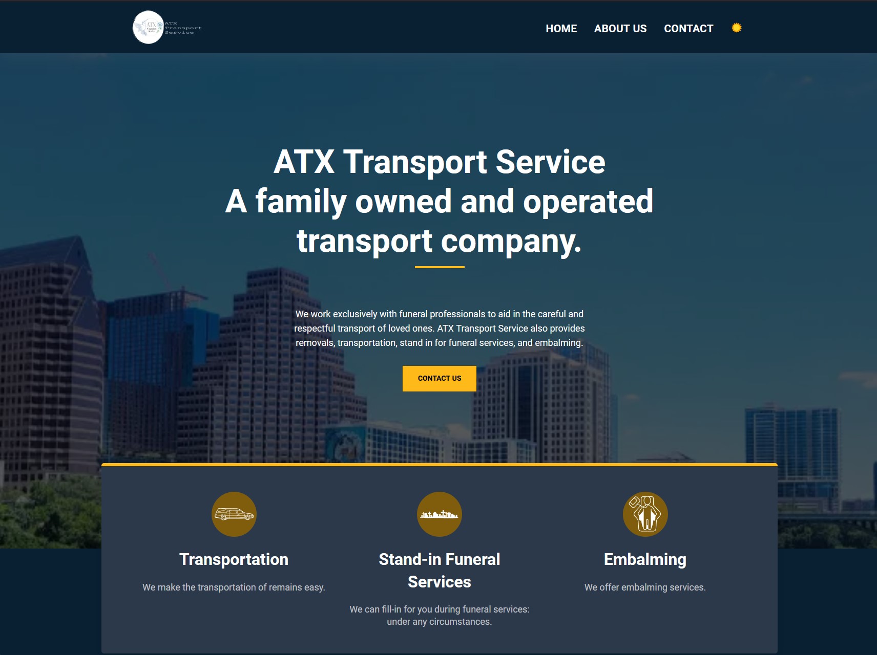 ATX Transport Service Website